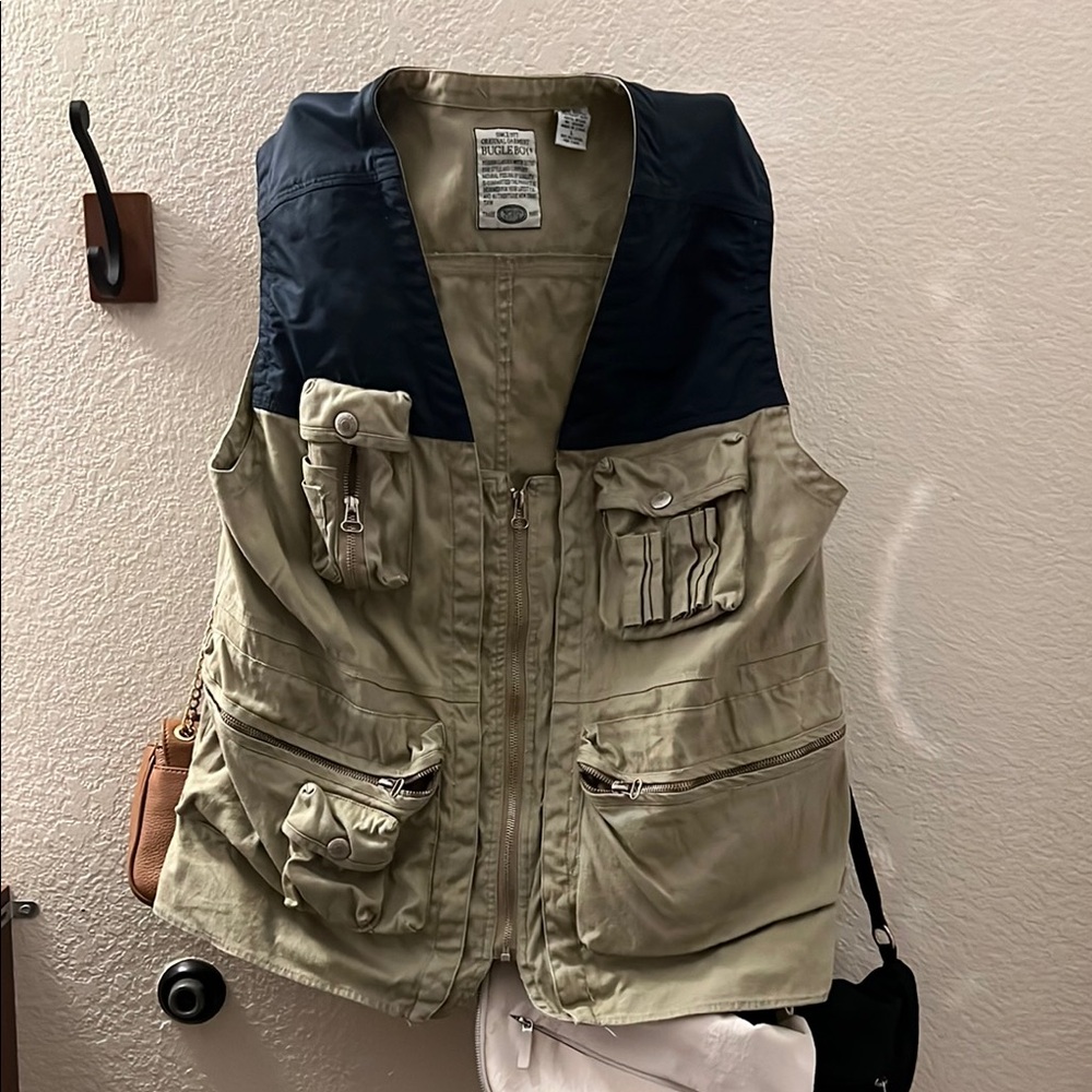 Vintage Two-Tone Utility Vest BUNGLEBOY